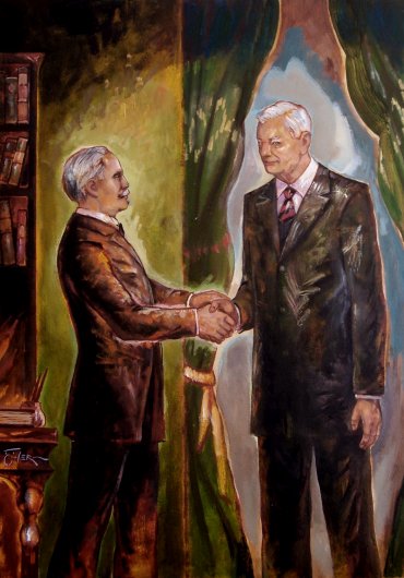 Karl May bedankt sich bei Claus Roxin